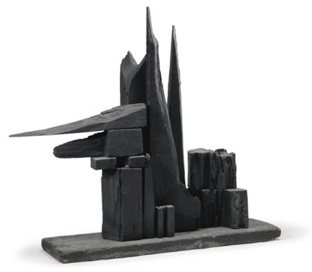 LOUISE NEVELSON (1899-1988) MOON SPIKES IV Painted and shaped woodExecuted in...