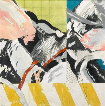 GIANFRANCO PARDI 1933 - 2012 IPOTESI signed, titled and dated 10/64 on the...