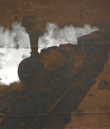 LUCA PIGNATELLI N. 1962 LOCOMOTIVA signed, dedicated and dated 1999 on the...