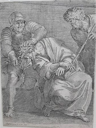 Annibale Carracci (Bologna 1560 - Roma 1609)<br>LA CORONAZIONE DI SPINE