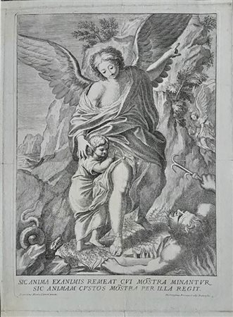 Giovanni Girolamo Frezza (1659 – post 1741) da Domenico Maria Canuti (1620-1684)<br>ANGELO CUSTODE
