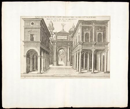 PIETRO FERRERIO (1600-1651)<br>PALAZZI DI ROMA DE PIÙ CELEBRI ARCHITETTI
