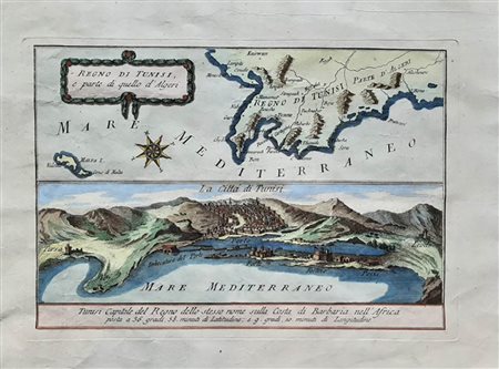 Jacques-Nicholas Bellin (1703-1772)<br>REGNO DI TUNISI, E PARTE DI QUELLO DI ALGERI