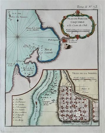 Jacques-Nicholas Bellin (1703-1772)<br>PLAN DU PORT DE COQUIMBO