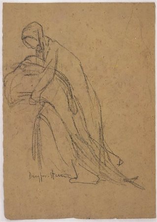 Jean Dreyfus-Stern<br>Bozza di figure per un ritratto