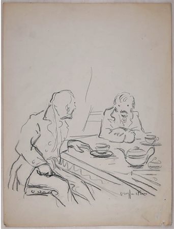 Jean Dreyfus-Stern<br>Schizzo per "Conversazione"