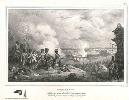 Hippolyte Bellangé<br>Napoléon à Montereau