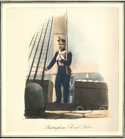 Anonimo<br>Battaglione Marina Reale