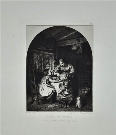 Edward Devis<br>Les Repas des Enfants 