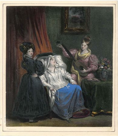 Achille Deveria<br>Riposo