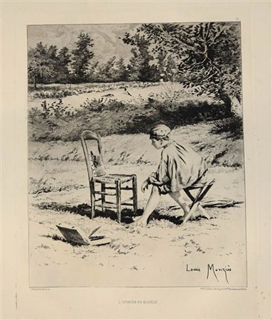 Louis Monziès<br>L'Opinion du Modèle 