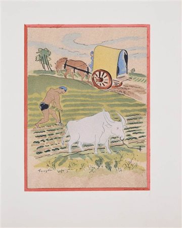 Leonard Tsuguharu Foujita<br>lavoro sul campo