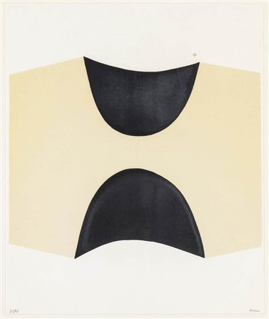 ALBERTO BURRI<br>Bianchi e Neri I-C 
1968 ca.