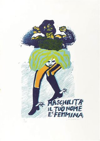 MINO MACCARI<br>Maschilità il tuo nome è femmina
