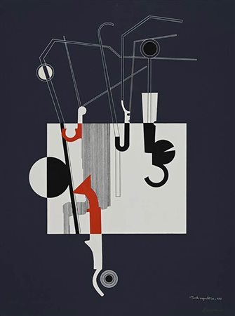 Mario Persico<br>Tavola segnaletica 1970