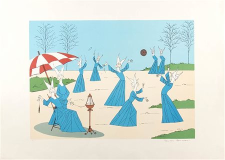 VERNIERO CANEVARI <br>Suore sulla spiaggia