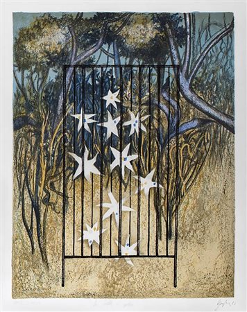 ENRICO BENAGLIA<br>Fiori in gabbia, 1983