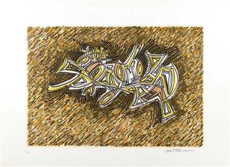 UMBERTO MASTROIANNI<br>Figura astratta
1985