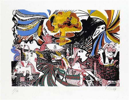 FRANK STELLA <br>Omaggio a Picasso 