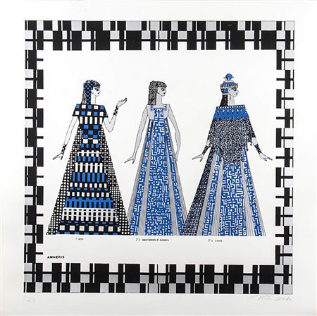 PIETRO ZUFFI <br>Amneris 
Studio per i costumi di Amneris 