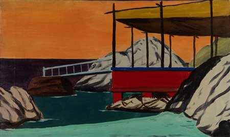 Pompeo Borra (Milano, 1898-1973)  - Capri, 1948