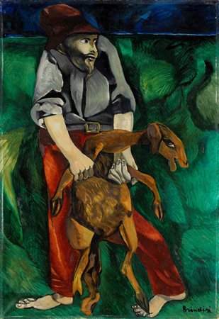 Remo Brindisi (Roma 1918-Lido di Spina 1996)  - Il ladro di pecore