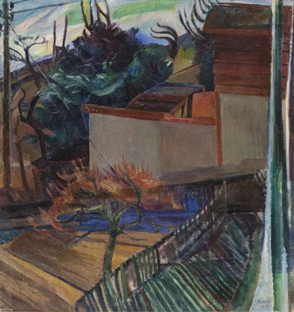 Ferruccio Ferrazzi (Roma  1891-1978)  - Primavera alla Rosiaz