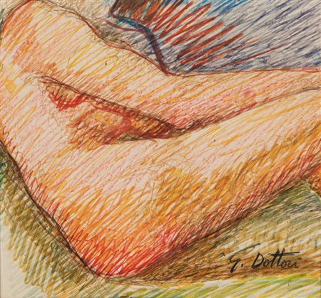 Gerardo Dottori (Perugia 1884-1977)  - Nudo di donna, half 30s