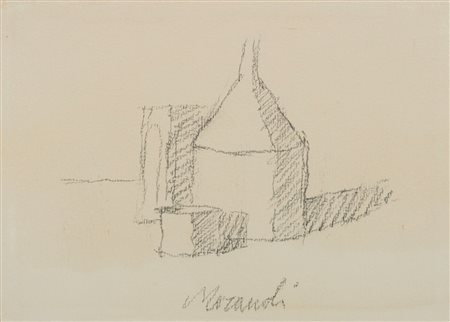 Giorgio Morandi (Bologna  1890-1964)  - Natura morta, (1960)