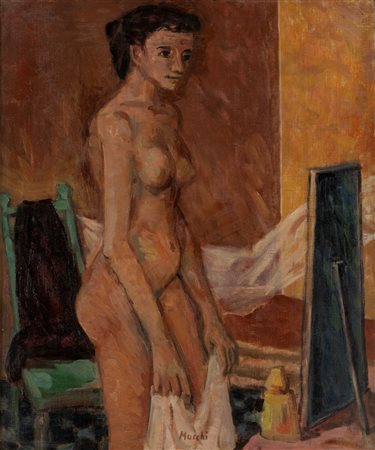 Gabriele Mucchi (Torino  1899-Milano 2002)  - Donna allo specchio