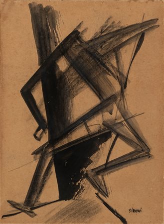 Mario Sironi (Sassari 1885-Milano 1961)  - Figura, around 1925