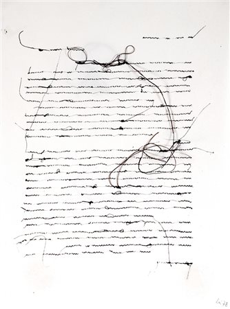 Maria Lai (Ulassai 1919-Cardedu 2013)  - Pagina scritta, 1978