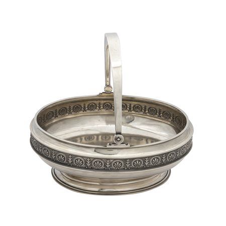 Cesto in argento russo