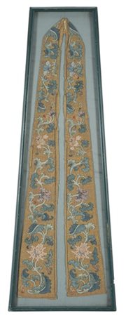 Tessuto Kesa, Cina, secolo XVIII/XIX. Realizzato con la tecnica ad arazzo, in f