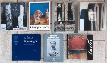 PITTURA E SCULTURA ITALIANA DEL XX SECOLO - Lotto unico di 7 cataloghi
