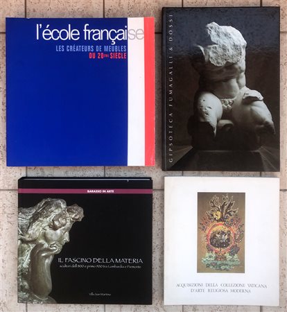 PITTURA, SCULTURA E DESIGN  - Lotto unico di 4 cataloghi