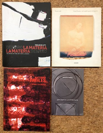 AUTORI VARI (GIOLI, DE LUTTI, FREILES) - Lotto unico di 4 cataloghi
