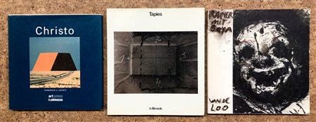 ARTE INTERNAZIONALE (CHRISTO, TÀPIES, RAINER) - Lotto unico di 3 cataloghi