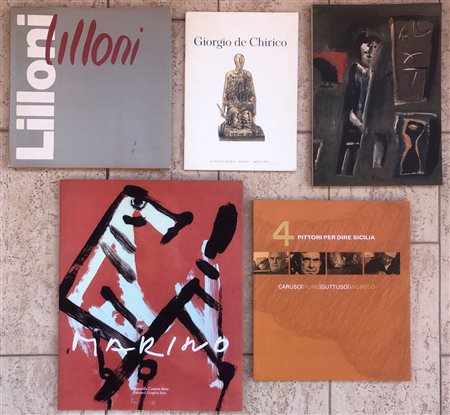 ARTE FIGURATIVA ITALIANA - Lotto unico di 5 cataloghi