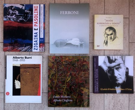 ARTE INFORMALE ITALIANA - Lotto unico di 6 cataloghi