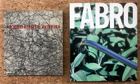 LUCIANO FABRO E ARTE POVERA - Lotto unico di 2 cataloghi