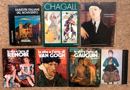 GRANDI MAESTRI DELLA STORIA DELL'ARTE (GOYA, MAGRITTE, MIRO E TINTORETTO) - Lotto unico di 7 cataloghi