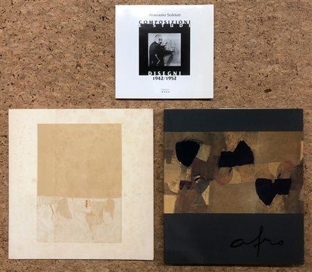 AFRO, BURRI E SOLDATI - Lotto unico di 3 cataloghi