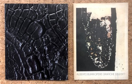 ALBERTO BURRI - Lotto unico di 2 cataloghi
