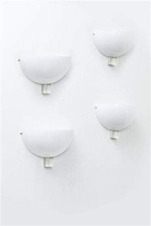 LUDOVICO DIAZ DE SANTILLANA<BR>Quattro lampade a parete mod. Victor Victoria