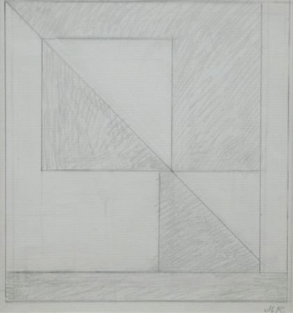 MAURO REGGIANI 1897 - 1980 Composizione n. 23 , 1972 Matita su carta, cm....