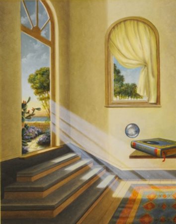 ANTONIO NUNZIANTE 1956 Le stanze di Antibes, la luce , 2006 Tempera all'uovo...