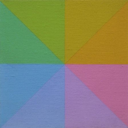 JORRIT TORNQUIST 1938 OPUS 69 , 1969 Acilico su tela su tavola, cm. 20 x 20...