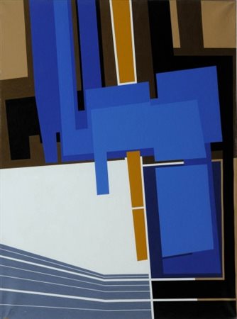 GUALTIERO NATIVI 1921 - 1999 Tutto verso il basso 2 , 1974 Acrilico su tela,...