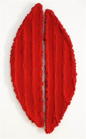 PINO PINELLI 1938 Pittura R , 2007 Pittura su 2 elementi, cm. 55 x 15 x 5...